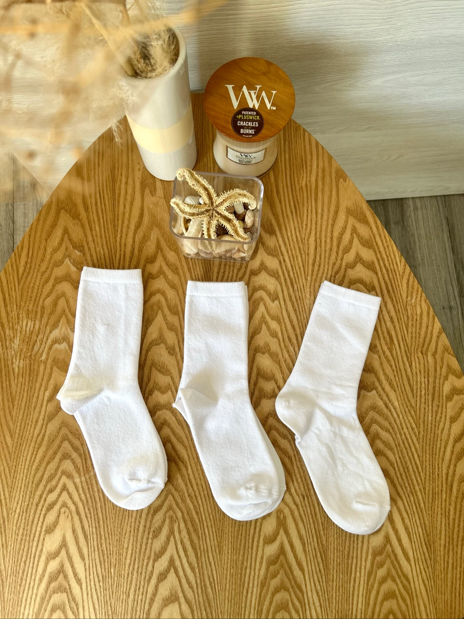 Lot de 3 paires de chaussettes mi-hautes blanches Pointure 35-38  – photo 2